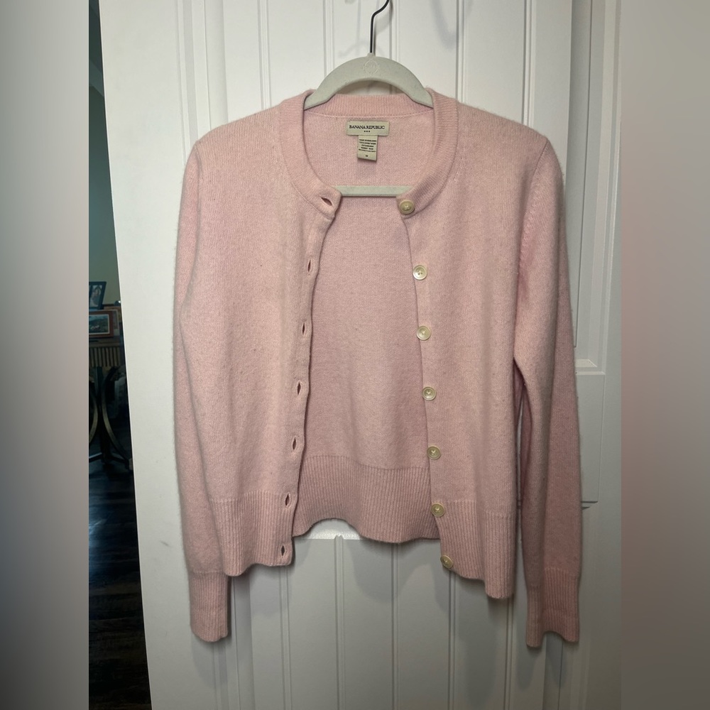 Pink Banana Republic Cardigan